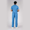 Pro-fit Ocean blue High Neck Men scrubs