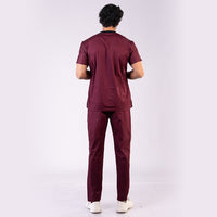 Men Amethyst Zip neckline scrubs