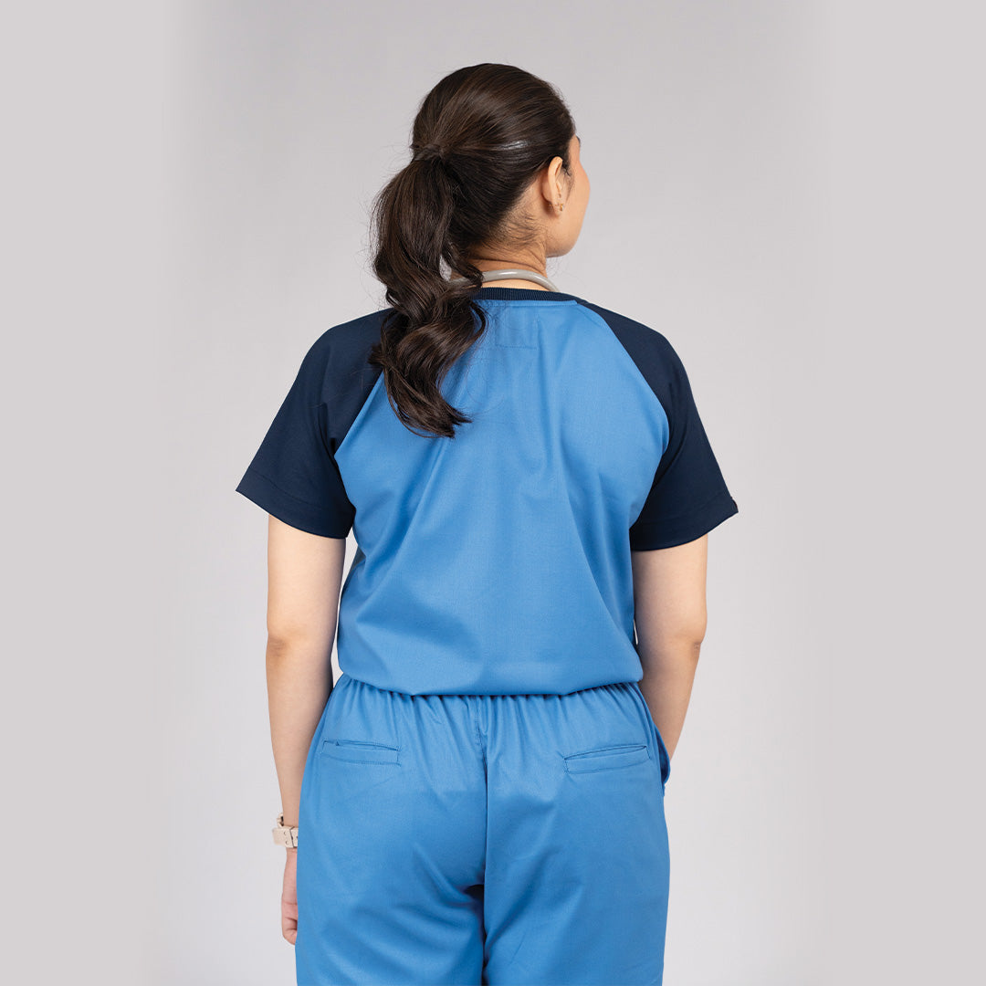 Pro-fit Ocean Navy Dual women scrubs