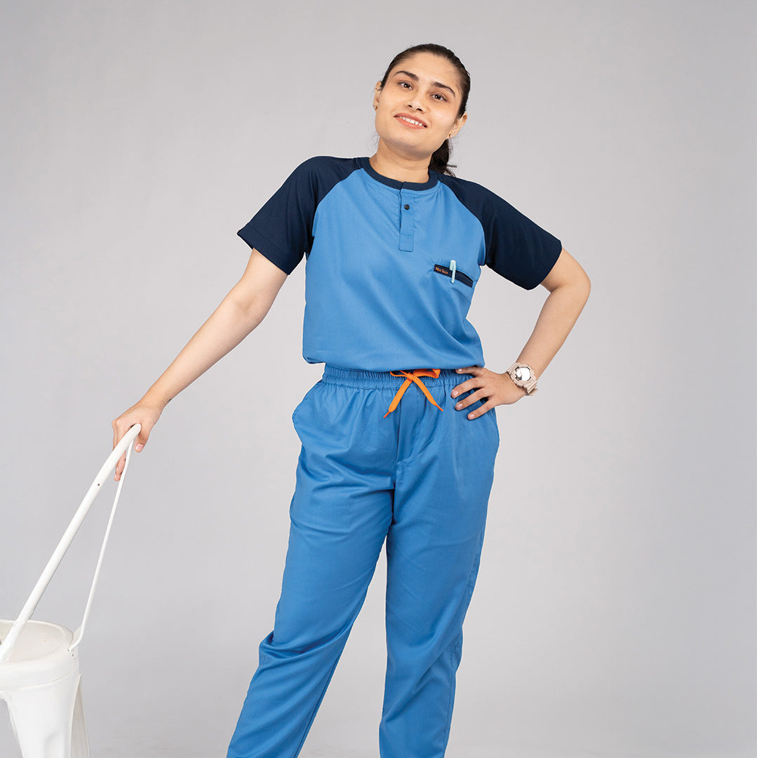 Pro-fit Ocean Navy Dual women scrubs