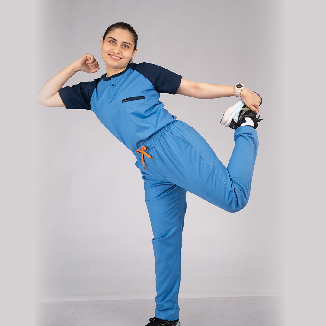 Pro-fit Ocean Navy Dual women scrubs