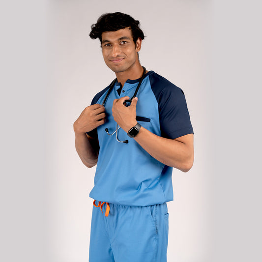 Pro-fit Ocean Navy Dual Scrubs