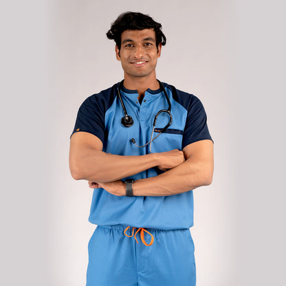 Pro-fit Ocean Navy Dual Scrubs