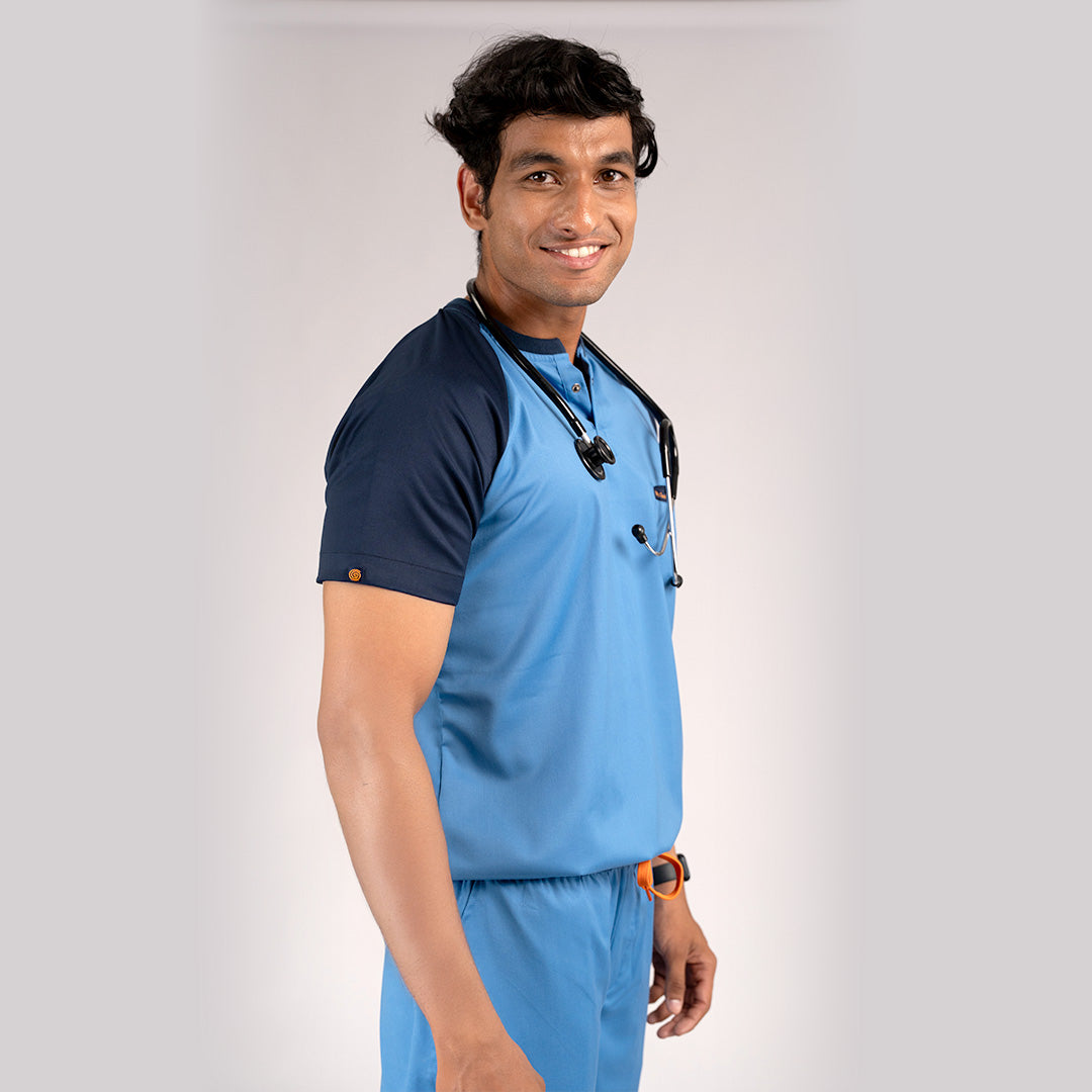 Pro-fit Ocean Navy Dual Scrubs