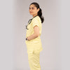 Pro-fit Citrine Yellow Vneck Women scrubs