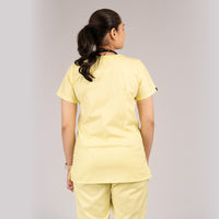 Pro-fit Citrine Yellow Vneck Women scrubs