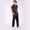 Pro-fit Black Vneck Men scrubs