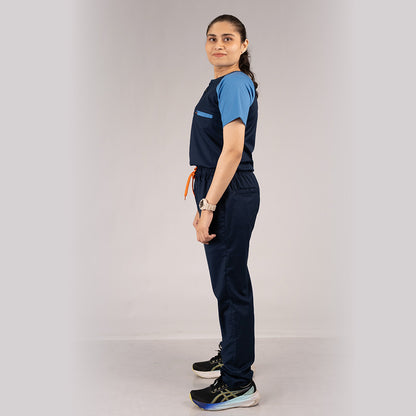Pro-fit Navy Ocean Dual women scrubs