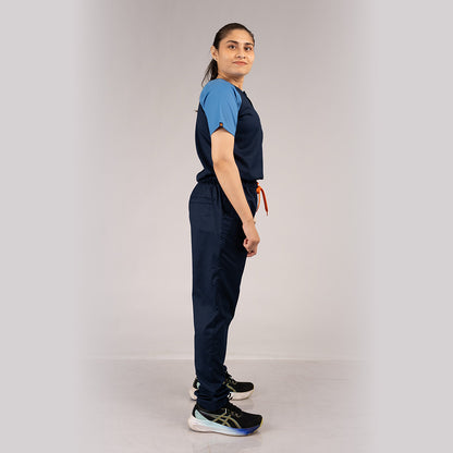 Pro-fit Navy Ocean Dual women scrubs