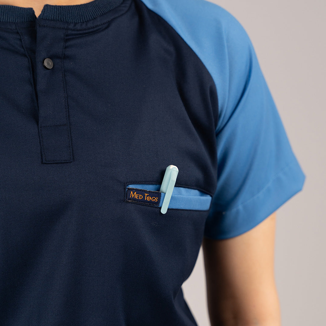 Pro-fit Navy Ocean Dual women scrubs
