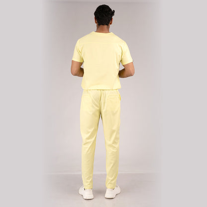 Pro-fit Citirine Yellow Vneck Men scrubs