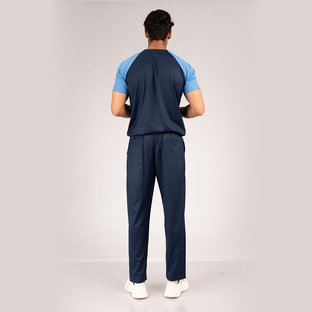Pro-fit Navy Ocean blue Dual Scrubs
