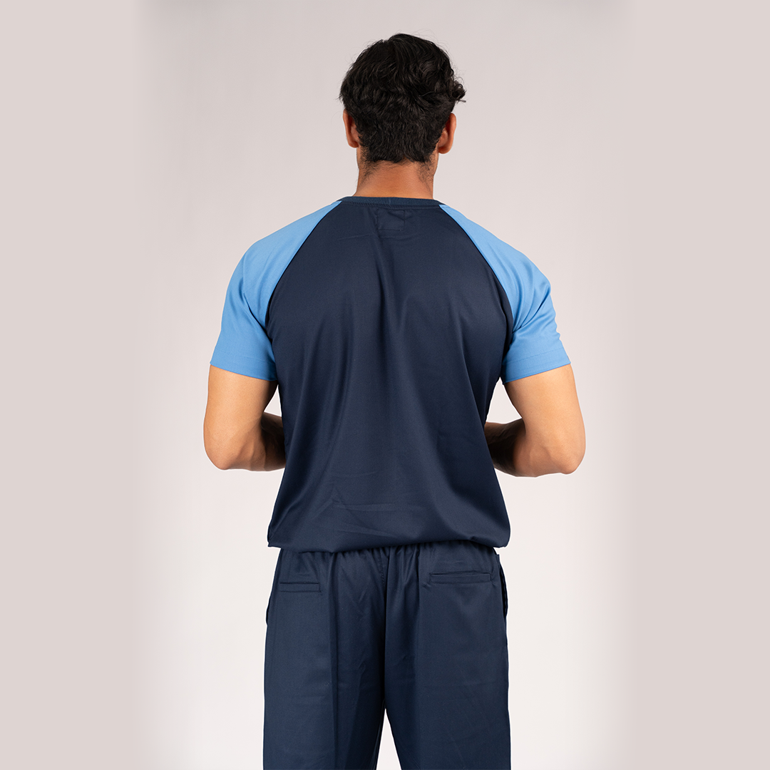 Pro-fit Navy Ocean blue Dual Scrubs