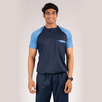 Pro-fit Navy Ocean blue Dual Scrubs
