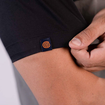 Grey Black Dual Men Scrubs