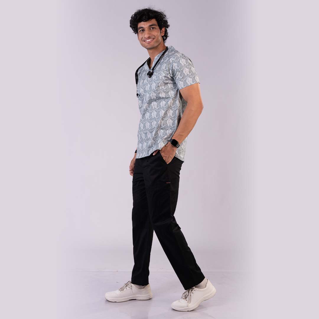 Subtle Printed men scrub Set (Top + Pant)