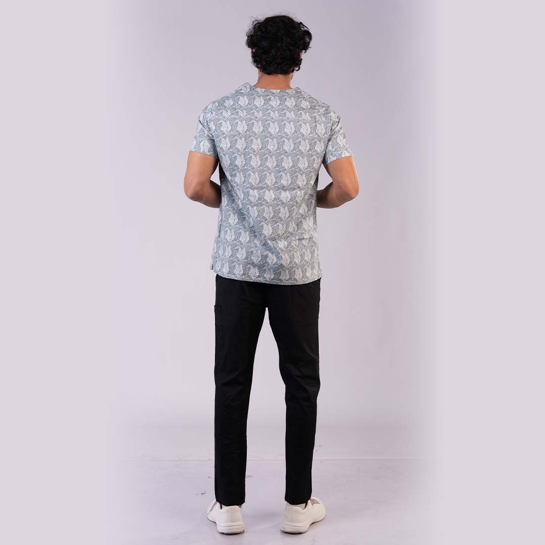 Subtle Printed men scrub Set (Top + Pant)
