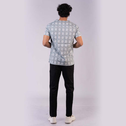 Subtle Printed men scrub Set (Top + Pant)