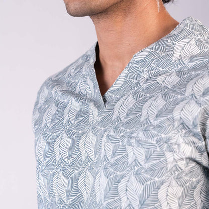 Subtle Printed men scrub Set (Top + Pant)