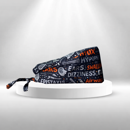 ENT Doctor printed scrub cap for surgery in hospital