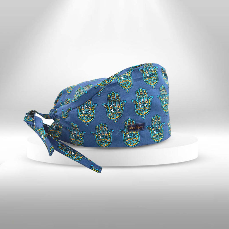 Hand of God (Hamsa) Scrub Cap