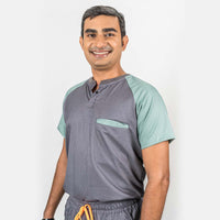 Pro-fit Grey Mint Dual Scrubs