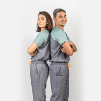 Pro-fit Grey Mint Dual Scrubs