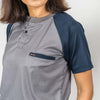 Pro-fit Grey Blue Dual scrubs