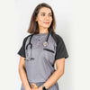 Pro-fit Grey Black Dual scrubs