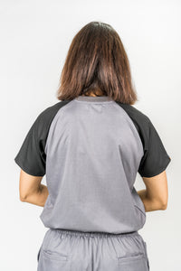 Pro-fit Grey Black Dual scrubs