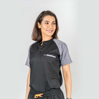 Pro-fit Black Grey Dual Scrubs