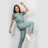 Pro-fit Mint Grey Dual scrubs