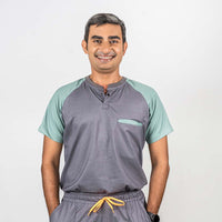 Pro-fit Grey Mint Dual Scrubs