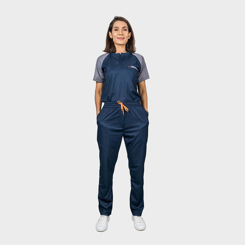 Pro-fit Blue Grey Dual scrubs