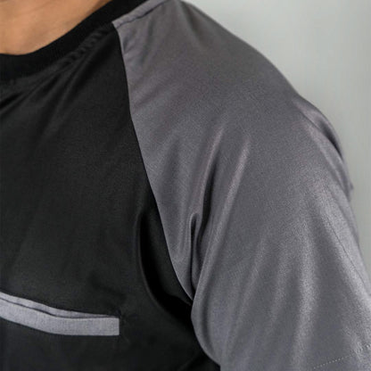 Pro-fit Black Grey Dual Scrub