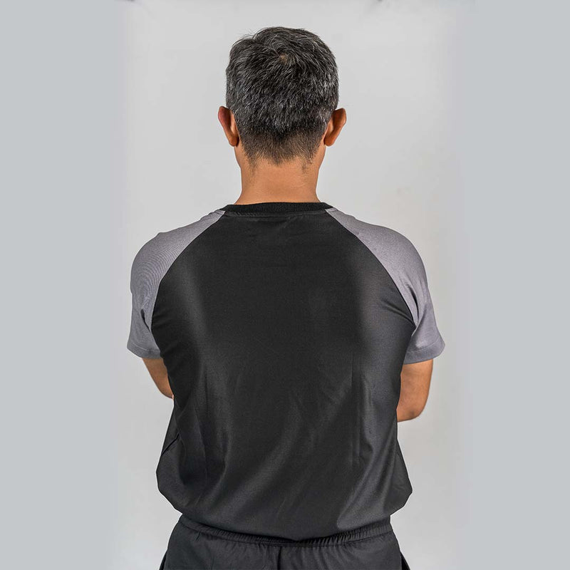 Pro-fit Black Grey Dual Scrub