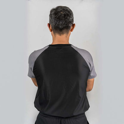 Pro-fit Black Grey Dual Scrub