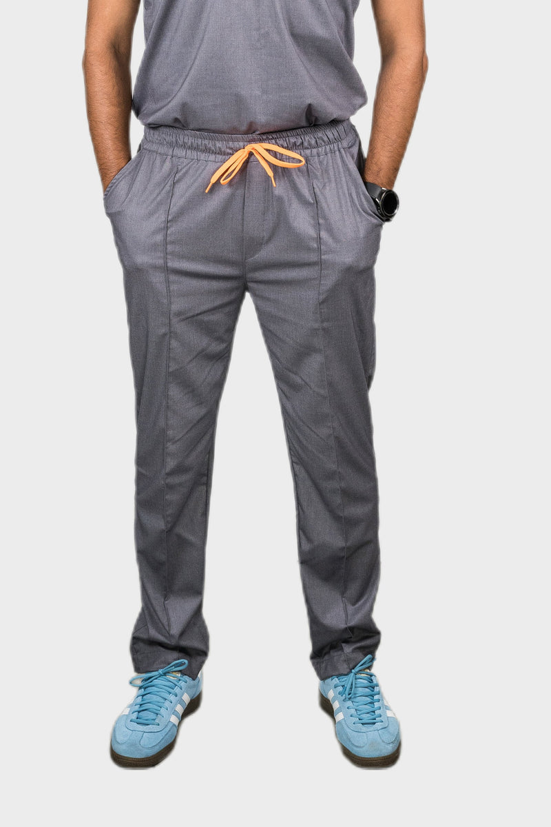 Pro-fit Grey Blue Dual Scrubs