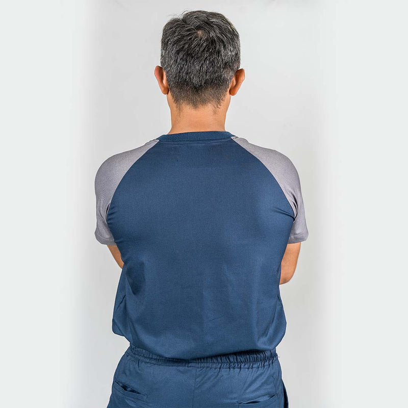 Pro-fit Blue Grey Dual Scrubs