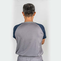 Pro-fit Grey Blue Dual Scrubs