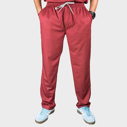 Pro-fit High neck Deep Red Women scrubs
