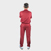 Pro-fit High neck deep red scrubs