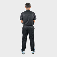 Pro-fit High neck black scrubs