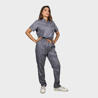 Pro-fit High neck grey scrubs