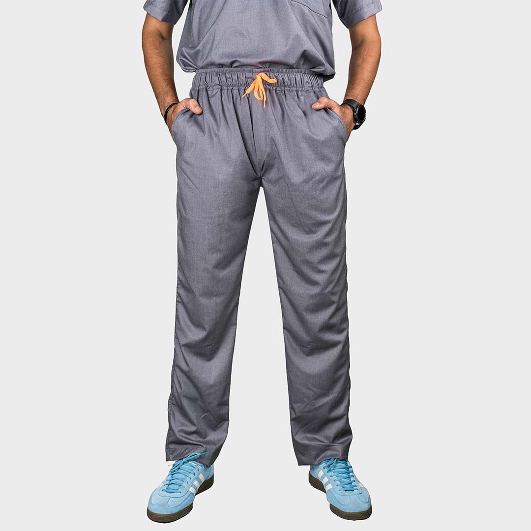 Pro-fit High neck grey scrubs