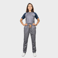 Pro-fit Grey Blue Dual scrubs