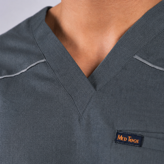 Doctor scrubs grey color for OT uniform from MedTogs