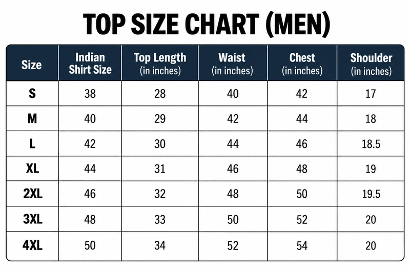 Men Top Chart