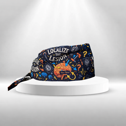 neurology surgeon printed cotton scrub cap for OT surgeries