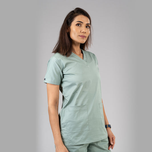 Serenity Mint V neck Women scrubs